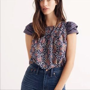 Madewell floral top